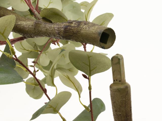 フェイクグリーン ユーカリ 高さ150cm ジョイント式 （ 人工観葉植物 大型 樹木 造花 人工樹木 観葉植物 アートグリーン 水やり不要 お手入れ簡単 植物 フェイク 木 樹 リビング 玄関 インテリア グリーン 枯れない お祝い ） 花・観葉植物・盆栽