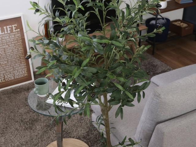 フェイクグリーン オリーブ 高さ150cm ジョイント式 （ 人工観葉植物 大型 樹木 造花 人工樹木 観葉植物 アートグリーン 水やり不要 お手入れ簡単 植物 フェイク 木 樹 リビング 玄関 インテリア グリーン 枯れない お祝い ）_11