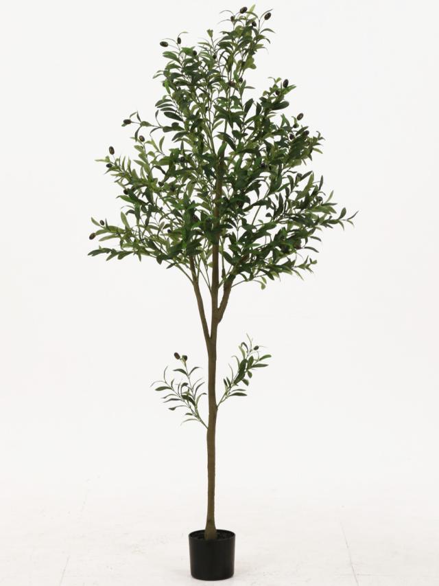 フェイクグリーン オリーブ 高さ180cm ジョイント式 （ 人工観葉植物 大型 樹木 造花 人工樹木 観葉植物 アートグリーン 水やり不要 お手入れ簡単 植物 フェイク 木 樹 リビング 玄関 インテリア グリーン 枯れない お祝い ）_3