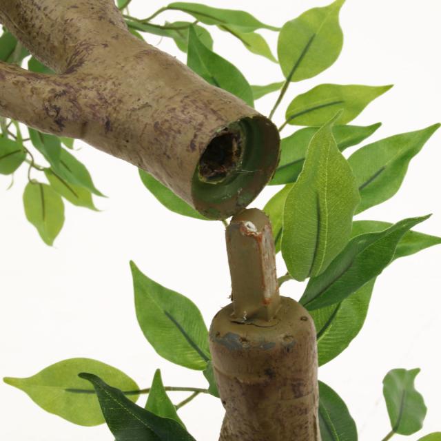 フェイクグリーン フィカス 高さ160cm ジョイント式 （ 人工観葉植物 大型 樹木 造花 人工樹木 観葉植物 アートグリーン 水やり不要 お手入れ簡単 植物 フェイク 木 樹 リビング 玄関 インテリア グリーン 枯れない お祝い ）_15
