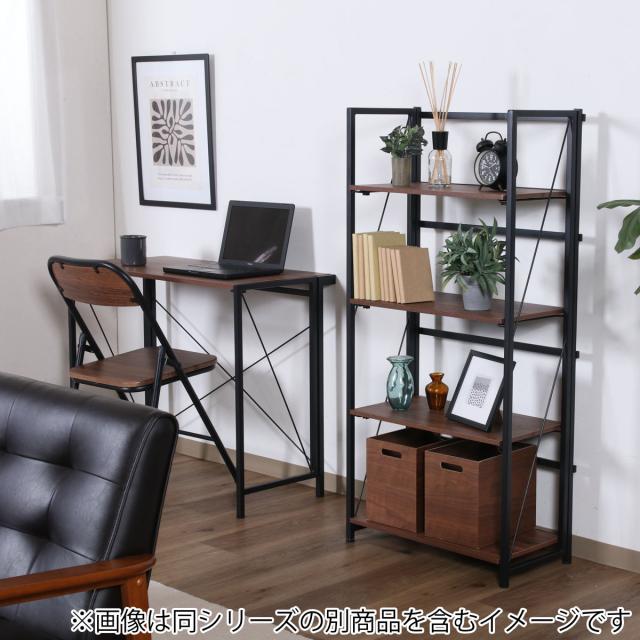 古家具ビンテージ品◾️木製無垢材 折り畳み式 4段 本棚 シェルフ 飾り棚 古家具ビンテージ品◾️木製無垢材 折り畳み式 4段 本棚