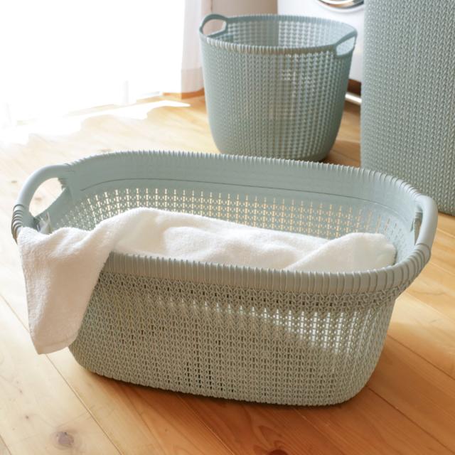 ランドリーバスケット CURVER ニットランドリーバスケット 40L