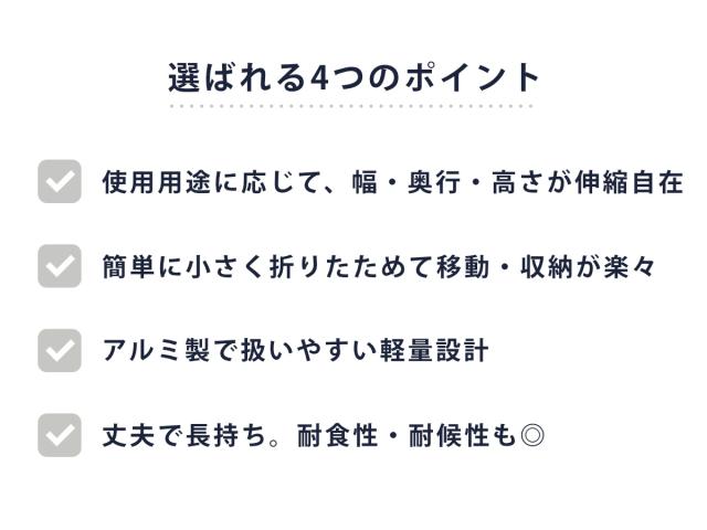 物干し 室内 室外 コンパクト Leger 伸縮アルミ物干し レギュラー （ ハンガー 物干しスタンド 洗濯 日本製 軽量 アルミ ランドリー 衣類 折り畳み 省スペース シンプル ）_3