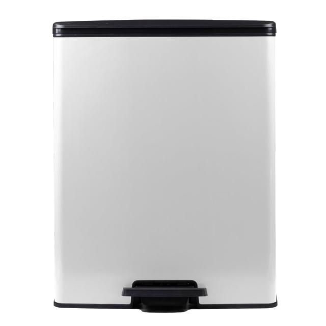 ゴミ箱 65L ステンレス Deco ペダルビン ペダル式 （ ごみ箱 65リットル デコ ペダル ふた付き 軽量 大容量 シンプル プラスチック スタイリッシュ 袋止め付き 分別 ）_3