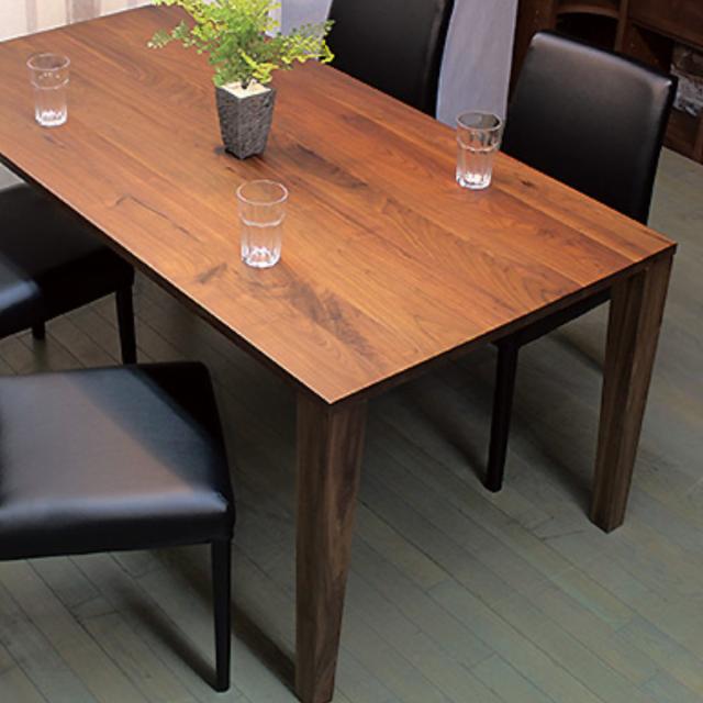 ダイニングテーブル 脚のみ 4本1組 木脚タイプ ウォールナット 天然木