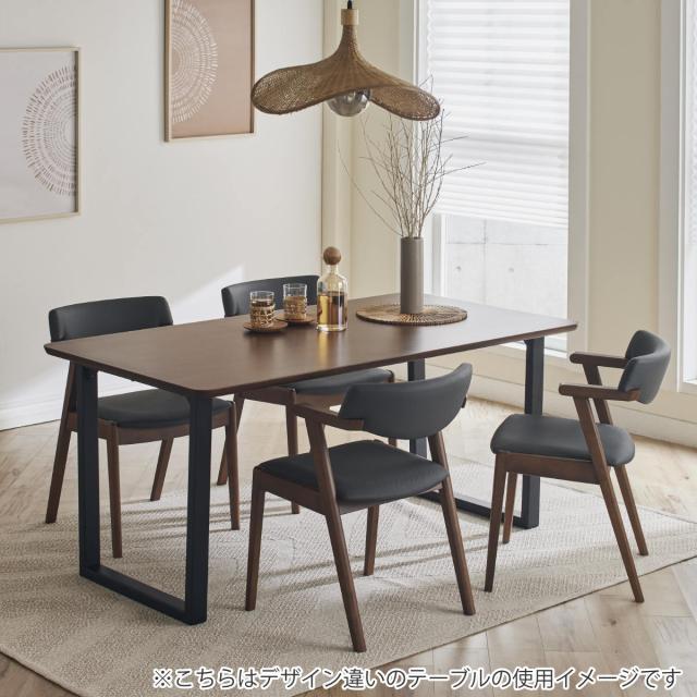 ダイニングテーブル 4本脚タイプ 幅90×奥行75cm アートライフ （ 開梱設置 テーブル 食卓テーブル 脚 細い 長方形 机 木製 天然木 ダイニング 食卓 リビングテーブル 作業台 木製テーブル ウッドテーブル コンパクト ）_6