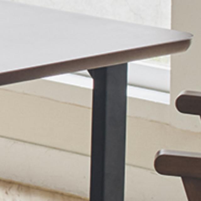 太郎ページ丸脚 鉄脚】ロの字脚 ダイニングテーブル用 テーブル脚木材通販（無垢材