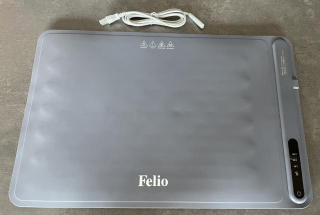 食卓用フードウォーマー 大判タイプ Felio （ フェリオ 保温プレート 料理 保温 シート 卓上 マット ランチョンマット 1面 電気 冷めない 温度調節 温度設定 シリコン タイマー 食卓 テーブル お皿 鍋 ）_12