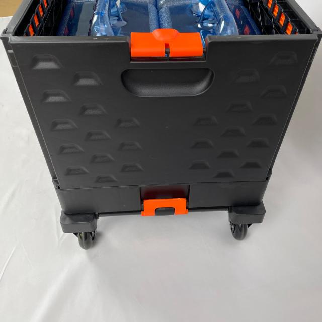 ウォータータンクカート 折りたたみコンテナ 飲料用タンク4個セット （ コック付き 水 タンク ポリタンク 8L ウォータージャグ 4個入り 給水タンク 給水 防災グッズ アウトドア キャンプ 持ち運び コンテナ キャリーカート付 ）_9
