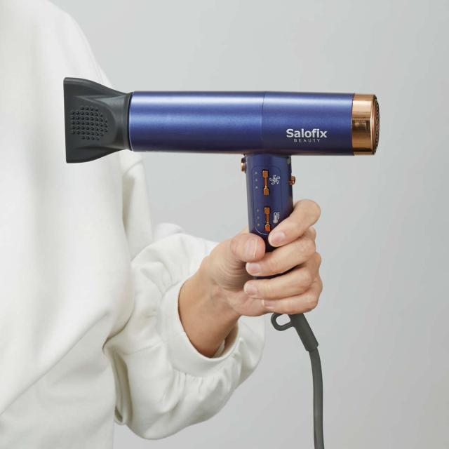 ドライヤー Salofix Beauty ヘアドライヤー カーラー （ 500g 軽量 1400W 速乾 大風量 2.7立方メートル マイナスイオン 静電気除去 髪 巻き髪 オートクリーニング機能 お手入れ簡単 ヘアケア スタイリング 時短 髪の毛 ）_3