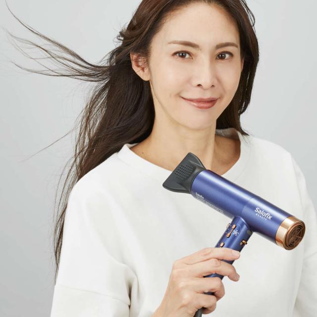 ドライヤー Salofix Beauty ヘアドライヤー カーラー （ 500g 軽量 1400W 速乾 大風量 2.7立方メートル マイナスイオン 静電気除去 髪 巻き髪 オートクリーニング機能 お手入れ簡単 ヘアケア スタイリング 時短 髪の毛 ）_4