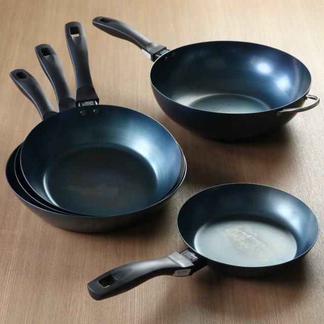 使いやすい鉄フライパン 28cm IH対応 こだわり職人 日本製 藤田金属 （ ガス火対応 鉄フライパン 鉄製フライパン フライパン 炒め鍋 ハードテンパー加工 28センチ 鉄のフライパン 鉄製 いため鍋 フライパン ih対応 28cm） その他フライパン