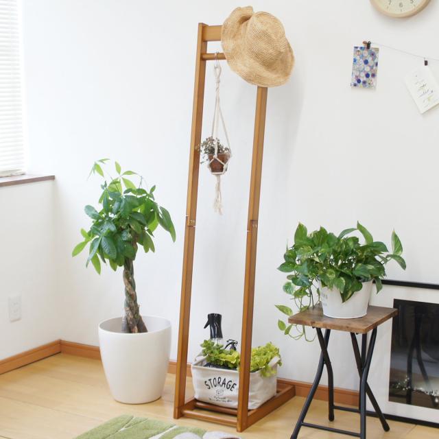 ハンガーラック L型 幅30cm 木製 （ ハンガー ラック 収納 家具 棚 天然木 コート掛け スリム ポールハンガー 洋服収納 コートハンガー L字 ロング丈 棚付 省スペース ）の通販は 5,502円