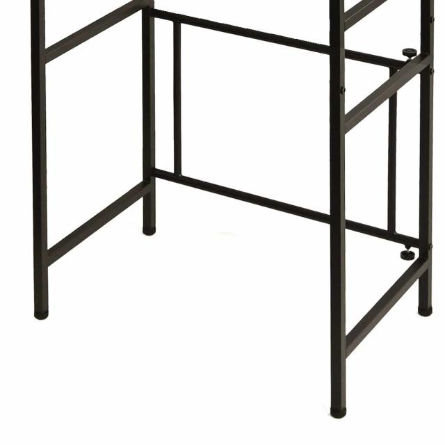 ランドリーラック 伸縮式 洗濯機棚 幅65〜95cm （ 洗濯機ラック