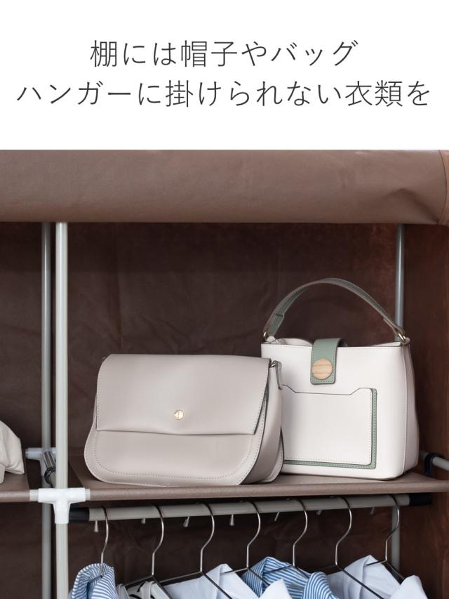 ハンガーラック カバー付 幅110cm 引出し3杯 棚有り 工具不要 軽量 （ ワードロープ クローゼット ほこり除け 壁面収納 フルカバー 不織布 収納 収納ラック 衣類収納 コートハンガー 洋服掛け ハンガー パイプハンガー カバー 軽い ）_9