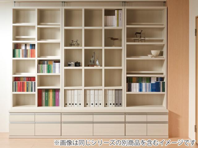 本棚 幅89.9cm 日本製 コミックシェルフ 4段 前後2列棚 （ ラック 棚 シェルフ 収納 本棚 完成品 ディスプレイラック 飾り棚 家具 A4 壁面収納 大容量 シンプル ）_10