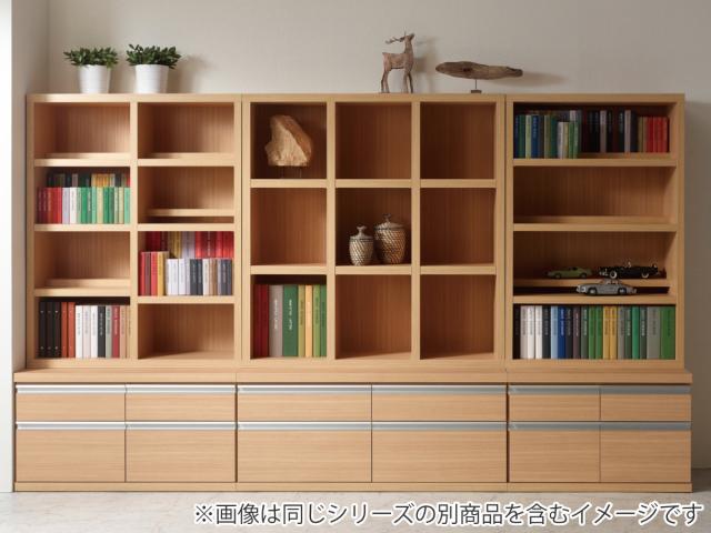 本棚 幅89.9cm 日本製 コミックシェルフ 4段 前後2列棚 （ ラック 棚 シェルフ 収納 本棚 完成品 ディスプレイラック 飾り棚 家具 A4 壁面収納 大容量 シンプル ）_9
