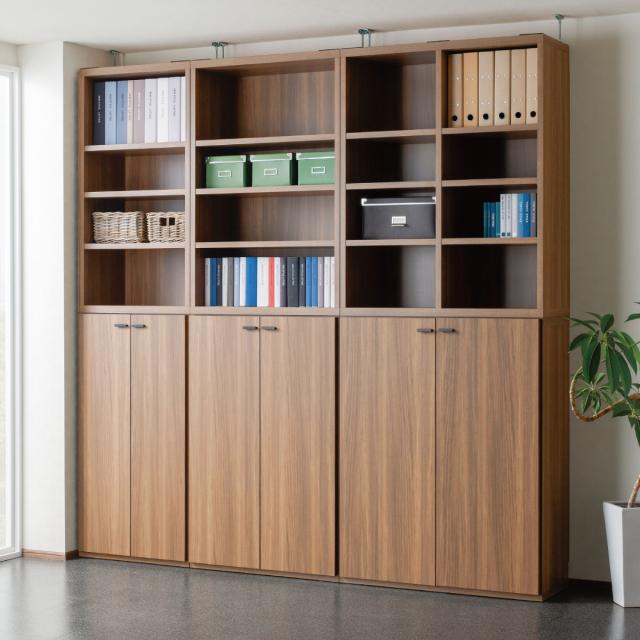 木製ラック 4段 組合せ家具 リビングシェルフ 日本製 約幅74cm （ ラック 棚 シェルフ 本棚 収納 完成品 ディスプレイラック 飾り棚 家具 壁面収納 可動棚 組み合わせ シンプル ）_5