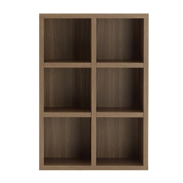 本棚 幅オーダー ブックシェルフ 3段2列 日本製 高さ114cm 幅80-100cm （ オーダー ラック サイズオーダー 棚 シェルフ 収納 完成品 オーダー家具 国内生産 リビング オープンラック 家具 可動棚 ）_7
