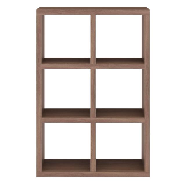 本棚 幅77.7cm 完成品 ブックシェルフ 6マス 全面化粧仕上げ （ ラック 棚 全面化粧 収納 間仕切り 日本製 シェルフ ディスプレイラック 飾り棚 家具 A4 シンプル ）_16