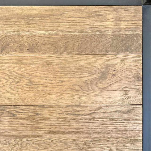 ディスプレイシェルフ 2段 オープンタイプ オーク古材風 幅60cm （ 開梱設置 ディスプレイ シェルフ 棚 ラック 飾り棚 二段 古材風 収納 家具 什器 ショップ 異素材 ）_10