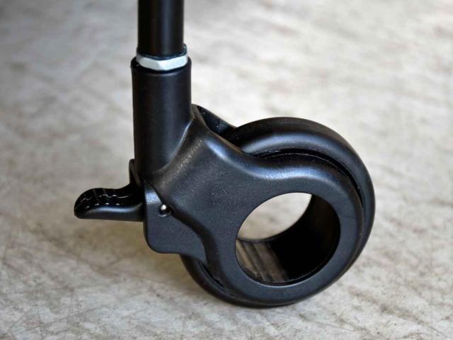 サイドテーブル キャスター 丸 収納 大理石柄 取っ手 ストッパー付き 高さ63cm （ ナイトテーブル ミニテーブル ソファ ベッド 横 ワゴン スタイリッシュ モダン 高級感 完成品 ）_9