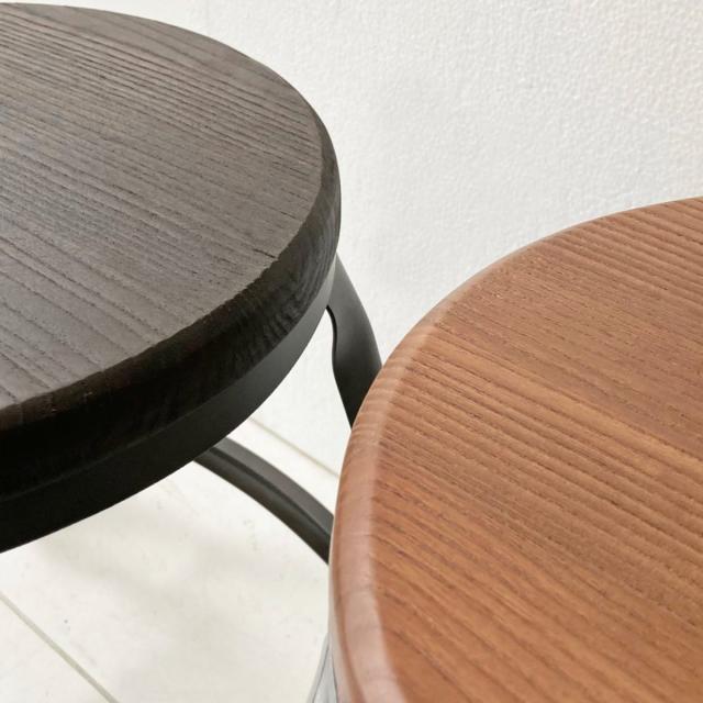 ダイニングチェア 座面高47cm スチール脚 MOSH 1281 （ チェア ダイニング 座面 木製 イス 椅子 食卓椅子 肘なし いす 食卓 リビング キッチン ヴィンテージ調 チェアー インダストリアル ）_17