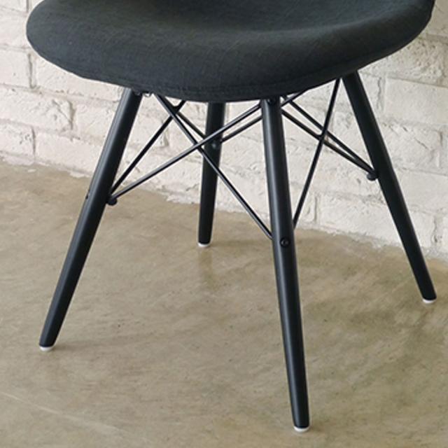 ダイニングチェア 座面高46cm ファブリック コルテ （ チェア ダイニング イス 椅子 食卓椅子 肘なし いす 食卓 アームレス スチール脚 リビング リビングチェア デスクチェア シンプル カフェ 店舗 ）_7