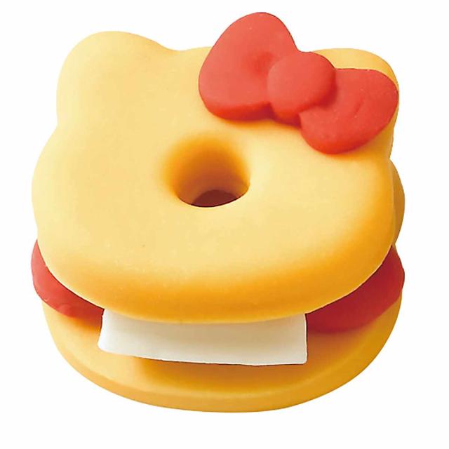 ハローキティ根付け　神戸限定　ドーナツバージョン 未使用 レア】 ハローキティ 神戸限定 ドーナツ 根付 2012 ご