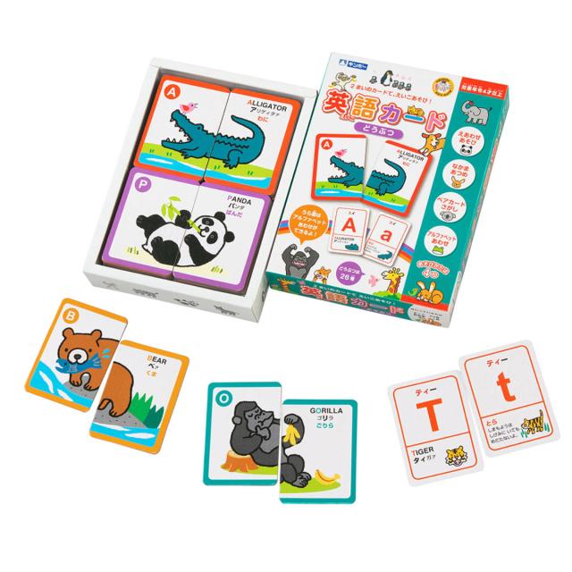 絵合わせカード 英語カード どうぶつ 知育 おもちゃ 知育玩具 絵合わせ 柄合わせ 英語 カードゲーム 子供 キッズ 幼児 知育おもちゃ の通販はau Pay マーケット インテリアパレット