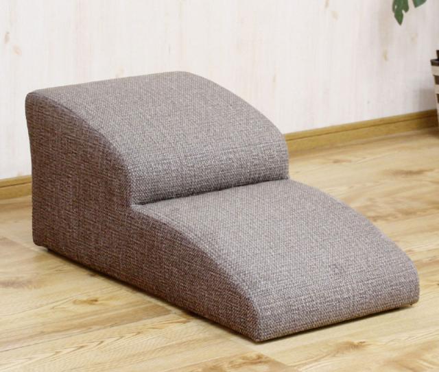 ドッグステップ 高さ35cm 2段 傷に強い （ 幅40cm 犬用 ペット 階段 ソファ用 ステップ ファブリック レザー調 ペットステップ 小型犬 段差 犬 ペット用 犬の階段 わんちゃん 小型 中型 高齢犬 シニア犬 室内犬 踏み台 ）_6