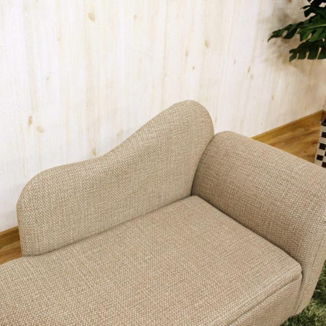 ペットソファ 幅80cm 収納付き ファブリック （ ソファ ソファー ペット 傷に強い ペット用 幅 80 収納 猫 犬 イヌ ネコ ペットソファー ミニソファ 片肘 脚付き 布張り ペット用品 ペット用ベッド 犬用 猫用 小型 中型 ）_13