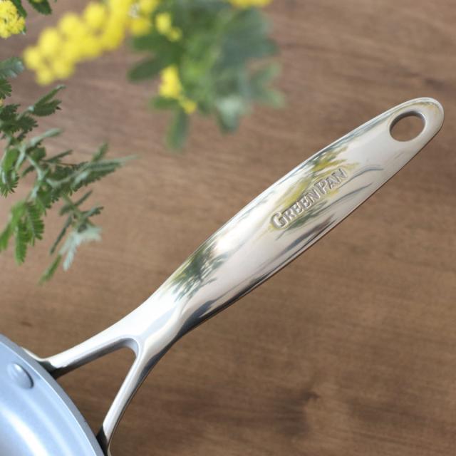 GREEN PAN 片手鍋 14cm IH対応 ヴェニスプロ ミルクパン （ ガス火対応 グリーンパン ソースパン 小鍋 片手なべ 両口鍋 小ぶり 軽い 14センチ アルミ製 マグニート加工 ノンスティック加工 軽量 おしゃれ ）_17