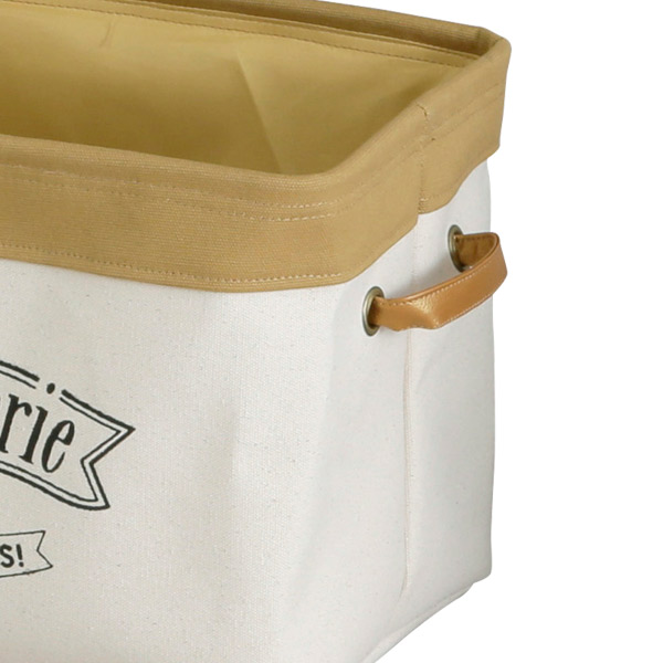 ブロンシスリ ストレージボックス L 収納ボックス 収納ケース 収納用品 布 おしゃれ 収納 ボックス ケース 白 持ち手付き クローゼッの通販はau Pay マーケット インテリアパレット