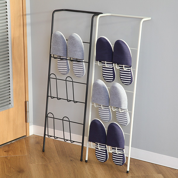 スリッパラック 壁掛け アイアン ラダーラック （ スリッパ 収納