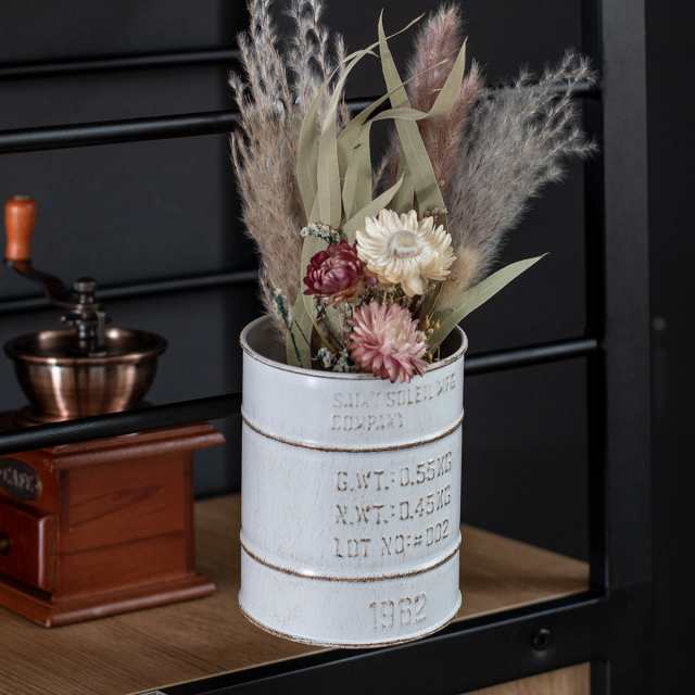 プランター バリル フックポット L （ 植木鉢 プラントポット 植物用ポット 花器 鉢カバー ポット ブリキ 缶 壁掛け ブリキポット  吊り下の通販はau PAY マーケット インテリアパレット au PAY マーケット－通販サイト