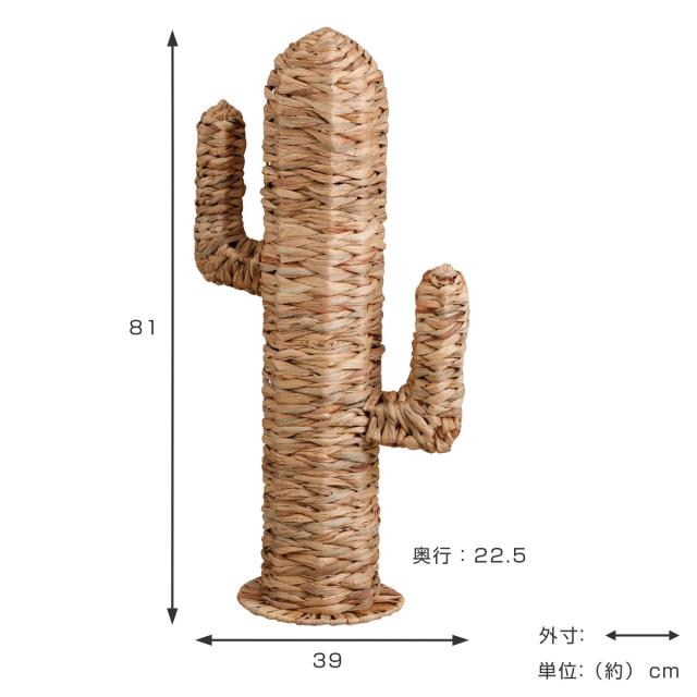 オブジェ サボテン Lサイズ 高さ81cm ヒヤシンス カクタスオーナメント