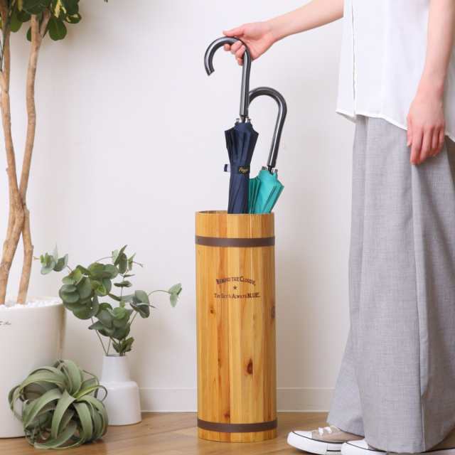 アンティーク風　傘立て　受け皿付き 楽天市場】傘立て ウィル 円柱 受け皿付き （ アンブレラ