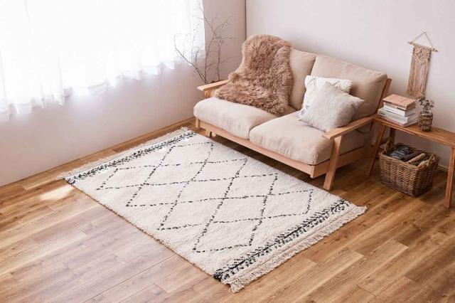 ラグ ベルギー製 ウィルトンラグ BOHO ベニワレン 200×250cm