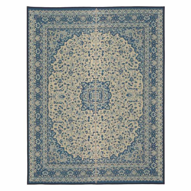 ラグ い草ラグ 191×250cm 約3畳 薄手 ござ 裏貼り コンチェルト ブルー （ い草マット マット ラグマット い草 カーペット じゅうたん センターラグ ゴザ 畳マット いぐさ 軽量 夏用 おしゃれ ペルシャ風 ）_14