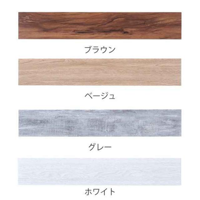 フロアマット 同色24枚入 2帖分 フロアタイル 木目調 （ タイルマット タイルカーペット マット 貼るだけ 簡単 手軽 カット可能 カッター キッチン 洗面所 繰り返し使える 洗える 木目調 耐久性 ）_2