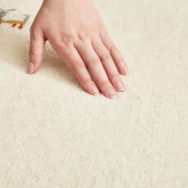 玄関マット 70×120 GABBEH 室内 （ マット ラグ 敷物 インテリア おしゃれ ウール100％ 幅120cm ギャベ ギャッベ ハンドメイド オールシーズン フリンジ付き リビング ソファ横 ベッドサイド ラグマット 玄関用 エントランス ）_18