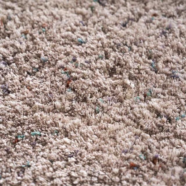 ミックスシャギーラグ Liva リーヴァ 約200×200cm （ ラグ カーペット 絨毯 マット 正方形 床暖対応 シャギーラグ 洗える ラグマット ホットカーペット 床暖 手洗い 滑り止め すべり止め じゅうたん おしゃれ ）