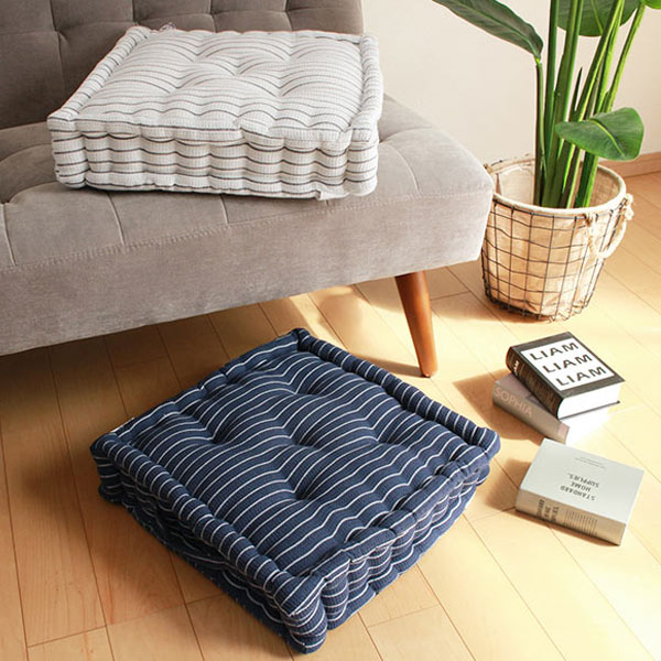 クッション クッキークッション インド綿 ワッフル 座布団 椅子 ざぶとん 四角 フロアクッション シートクッション チェアクッション の通販はau Pay マーケット リビングート