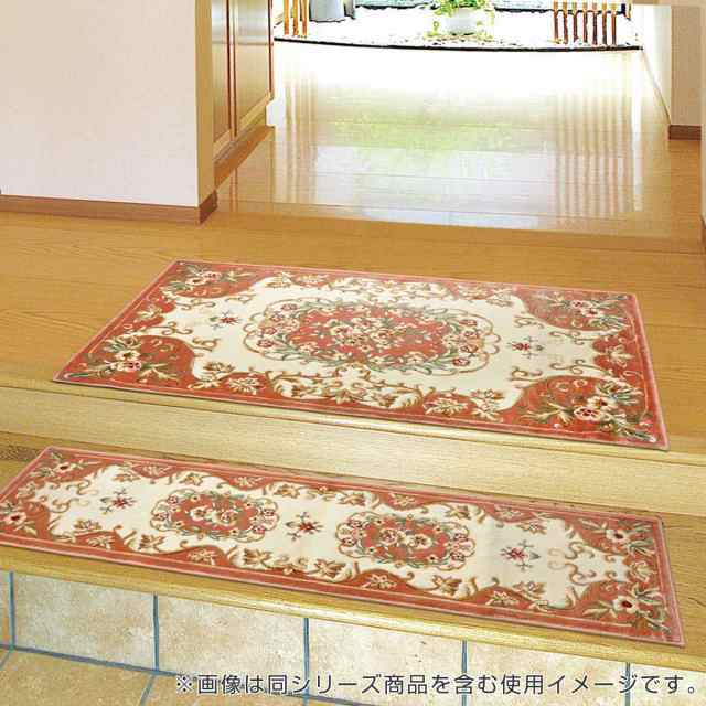 玄関マット 室内用 メダリオン 30×120cm （ 玄関 マット 屋内 室内 厚