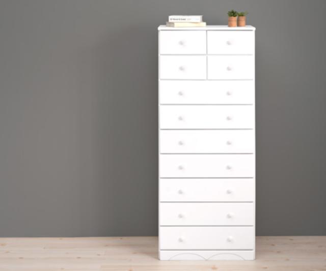 チェスト 9段 洋タンス 桐製 シンプルチェスト 幅60cm （ 衣類収納