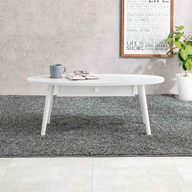 センターテーブル 幅95cm ローテーブル 机 木製 収納 引き出し