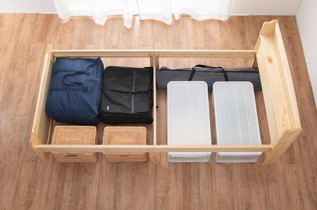 ベッド シングル 高さ調節 3段階 木製 すのこ （ ベット 天然木 ベッド