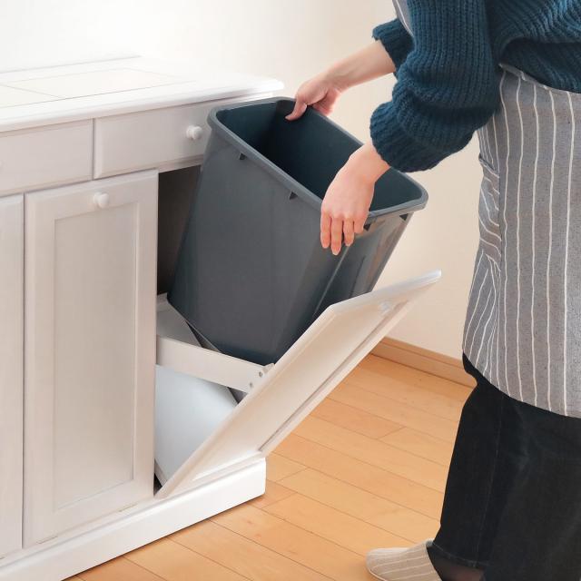 ダストボックス 30L アメリカン お洒落ゴミ箱 ハンドメイド家具 分別