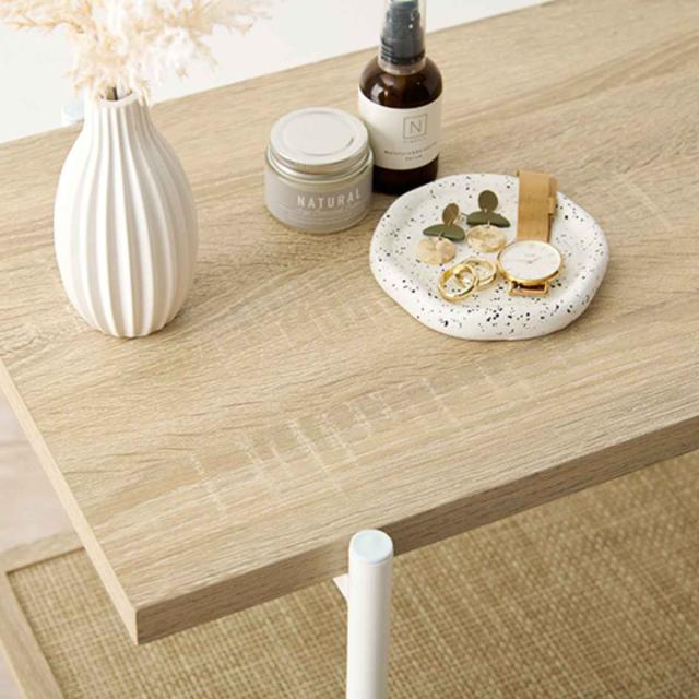 オープンラック 2段 韓国インテリア風 幅100cm （ ラック シェルフ